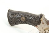 BK Marked Antique European ORNATE GRIP 7.5mm PINFIRE Self-Defense REVOLVER Mid-19th European FOLDING TRIGGER Sidearm - 15 of 17