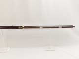 ORNATE Antique .56 Caliber LONG RIFLE GAME SCENES Smoothbore GERMAN SILVER ENGRAVED Plains Rifle w GERMAN SILVER Décor! - 11 of 20