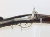 ORNATE Antique .56 Caliber LONG RIFLE GAME SCENES Smoothbore GERMAN SILVER ENGRAVED Plains Rifle w GERMAN SILVER Décor! - 4 of 20