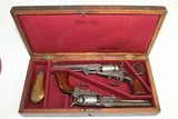 FINE Cased PAIR of Antique COLT 1849 .31 Revolvers - 2 of 25