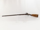 Antique EUROPEAN 20 Gauge DOUBLE BARREL Side x Side FLINTLOCK Shotgun 200+ Year Old Shotgun with Carved Stock! - 2 of 20