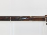 Antique EUROPEAN 20 Gauge DOUBLE BARREL Side x Side FLINTLOCK Shotgun 200+ Year Old Shotgun with Carved Stock! - 9 of 20