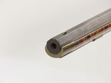 c1850 LEWIS EVERSON of CINCINNATI, OHIO Antique LONG RIFLE w GOLCHER Lock OHIO Rifle with Original Powder Horn! - 21 of 22