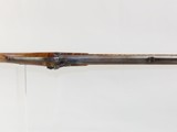 c1850 LEWIS EVERSON of CINCINNATI, OHIO Antique LONG RIFLE w GOLCHER Lock OHIO Rifle with Original Powder Horn! - 13 of 22
