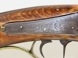 c1850 LEWIS EVERSON of CINCINNATI, OHIO Antique LONG RIFLE w GOLCHER Lock OHIO Rifle with Original Powder Horn! - 6 of 22