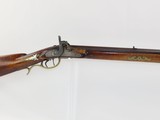 Antique Full Stock KENTUCKY Long Rifle .38 Caliber Octagonal Barrel Maple Stock Plains Rifle with GERMAN SILVER Adornments! - 1 of 17