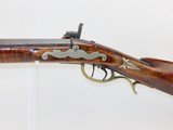 Antique Full Stock KENTUCKY Long Rifle .38 Caliber Octagonal Barrel Maple Stock Plains Rifle with GERMAN SILVER Adornments! - 14 of 17