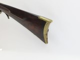 CLEARFIELD COUNTY, PENNSYLVANIA Full Stock Antique LONG RIFLE by ALLEMAN Both Maker and Owner Marked! - 19 of 21