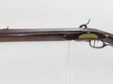 CLEARFIELD COUNTY, PENNSYLVANIA Full Stock Antique LONG RIFLE by ALLEMAN Both Maker and Owner Marked! - 17 of 21