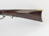 CLEARFIELD COUNTY, PENNSYLVANIA Full Stock Antique LONG RIFLE by ALLEMAN Both Maker and Owner Marked! - 16 of 21