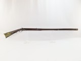 CLEARFIELD COUNTY, PENNSYLVANIA Full Stock Antique LONG RIFLE by ALLEMAN Both Maker and Owner Marked! - 3 of 21