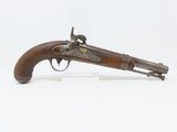 Antique ROBERT JOHNSON US Model 1836 Smoothbore PERCUSSION Pistol .54 Cal. MEXICAN-AMERICAN WAR Conversion Pistol, Dated 1843 - 1 of 16
