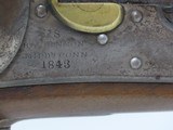 Antique ROBERT JOHNSON US Model 1836 Smoothbore PERCUSSION Pistol .54 Cal. MEXICAN-AMERICAN WAR Conversion Pistol, Dated 1843 - 5 of 16