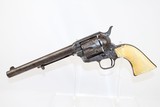IVORY GRIP Antique COLT Black Powder SAA Revolver - 2 of 13