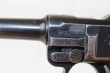 NAZI GERMAN Erfurt/Mauser Luger P.08 Pistol - 8 of 18