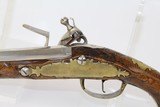 European GROTESQUE MASK Antique FLINTLOCK Pistol - 14 of 15