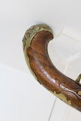 European GROTESQUE MASK Antique FLINTLOCK Pistol - 13 of 15