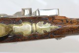 European GROTESQUE MASK Antique FLINTLOCK Pistol - 7 of 15