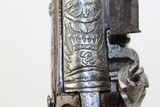 CARVED & ENGRAVED Antique FLINTLOCK .55 Carbine - 8 of 12