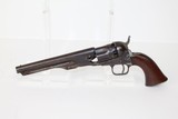 SCARCE Antique COLT 1862 POLICE Revolver Made 1861 - 2 of 13