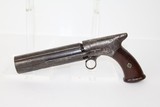Antique BLUNT & SYMS Saw-Handle Pepperbox Revolver - 2 of 12