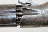Antique BLUNT & SYMS Saw-Handle Pepperbox Revolver - 6 of 12