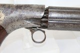 Antique BLUNT & SYMS Saw-Handle Pepperbox Revolver - 10 of 12