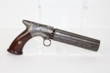 Antique BLUNT & SYMS Saw-Handle Pepperbox Revolver - 8 of 12