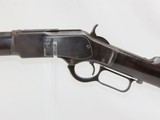 SCARCE Antique .22 LONG WINCHESTER Model 1873 Lever Action Repeating RIFLE FEWER THAN 20K MADE & 1st US .22 REPEATING RIFLE! - 4 of 25