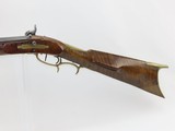 CLARION COUNTY, PENNSYLVANIA LONG RIFLE by JOHN ISRAEL BEST .45 Caliber Striped Maple PENNSYLVANIA Long Rifle! - 21 of 23