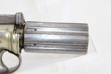 ENGRAVED Antique DURS EGG Pepperbox Revolver - 14 of 14