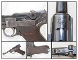 DMW Double Dated Inter-War POLICE LUGER Pistol - 1 of 18