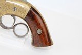 RARE, ENGRAVED Antebellum Antique VOLCANIC Pistol - 3 of 12