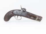 Earliest HENRY DERINGER Belt Pistol .40 Caliber Antique c1825 PHILADELPHIA Considered the Earliest Iteration of the Deringer Pistol! - 1 of 17