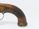 GERMANIC Antique I. TURKIN of WALDSEE Percussion .54 Caliber BELT PISTOL 1840s Large Pistol with Octagonal Barrel - 16 of 18