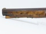 GERMANIC Antique I. TURKIN of WALDSEE Percussion .54 Caliber BELT PISTOL 1840s Large Pistol with Octagonal Barrel - 18 of 18