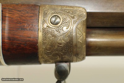 Antique Ulrich Engraved Winchester Model 1866 Lever Action Rifle Inscribed to Noble Spanish Family - Image 15 of 25