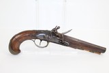 Elegant EUROPEAN Antique FLINTLOCK Belt Pistol - 2 of 14