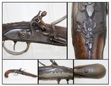 Elegant EUROPEAN Antique FLINTLOCK Belt Pistol - 1 of 14