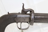 BRITISH Antique Single Action PEPPERBOX Revolver - 13 of 14