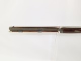 1850s Antique BOY’S LONG RIFLE .32 Caliber Percussion NEW YORK German Silver Less than a Yard Long! - 15 of 17