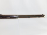 1850s Antique BOY’S LONG RIFLE .32 Caliber Percussion NEW YORK German Silver Less than a Yard Long! - 5 of 17