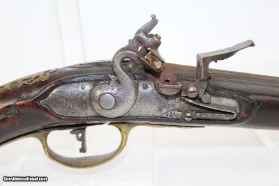 18th Century ITALIAN Flintlock Pistol by GIRONIMO - Image 4 of 13