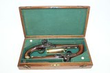 CASED Antique KETLAND & Co. Flintlock Pistols - 2 of 25
