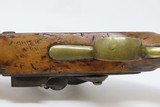 NAPOLEONIC Antique DUTCH Sea Service FLINTLOCK Military Pistol .69 Caliber Early-1800s Large Bore Sidearm! - 7 of 16