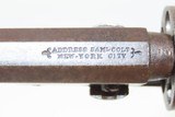 ANTEBELLUM Antique COLT Model 1849 POCKET .31 Caliber PERCUSSION Revolver EARLY, Made In 1852 w CASE & ACCESSORIES! - 12 of 22