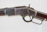 Antique WINCHESTER Model 1873 Lever Action .44 Caliber WCF Repeating RIFLE Iconic Repeater Made in 1883 .44-40 - 4 of 21