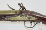 1700s BRASS BARREL FLINTLOCK BLUNDERBUSS Seven Years War, Revolutionary War 18th Century London Proofs - 16 of 17