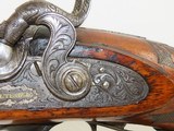 Ornate GERMANIC Double by GMEINER Rifle & Shotgun Combination .62 Caliber Engraved, Inlaid, and Carved Big Game Double Gun! - 8 of 24