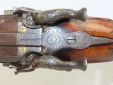 Ornate GERMANIC Double by GMEINER Rifle & Shotgun Combination .62 Caliber Engraved, Inlaid, and Carved Big Game Double Gun! - 14 of 24
